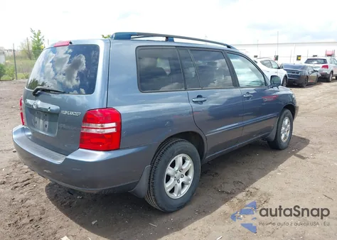 2003 Toyota Highlander Limited from USA, damaged, VIN JTEGF21A730109345